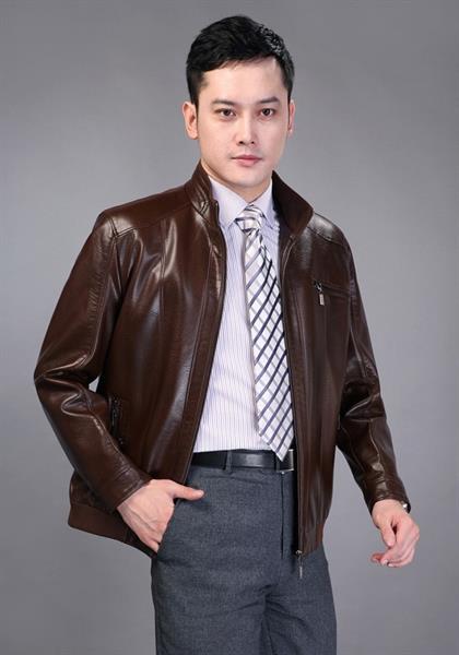 mens sheep leather casual jackets